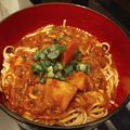 なち☆★'s cooksnap of when they made カレーリメイク→ ★☆カレー南蛮そば★☆.