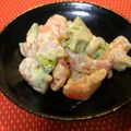 nekoland's cooksnap of when they made アボカド＆海老のワサビマヨ和え.