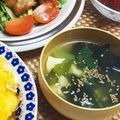 めみたん☆'s cooksnap of when they made 豆腐・小松菜・わかめの中華スープ☆.