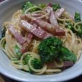 ralian's cooksnap of when they made 簡単即席、カルボナーラ.