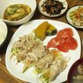 935kitchen's cooksnap of when they made 水菜の豚しゃぶ巻き.