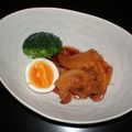 magsaya's cooksnap of when they made 豚バラ肉の甘辛煮マスタード和え.