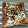himeღ's cooksnap of when they made ♡カフェモカトースト♡ホワイトチョコde.