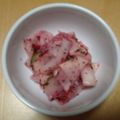 おけいはん０９１３'s cooksnap of when they made 大根ときゅうりの梅ゆかり和え.