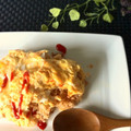tomotomo．'s cooksnap of when they made 本格的：濃厚トマト味の半熟卵オムライス.