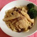 きらきらのんたん's cooksnap of when they made フライパン1つで簡単！筍とツナのパスタ.