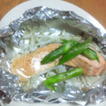 パンダ８２３'s cooksnap of when they made 簡単！鮭のマヨネーズホイル焼き.