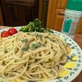 ダッフィーニーうに's cooksnap of when they made サラダスパゲティにあおさ粉.