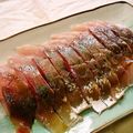 ありかん's cooksnap of when they made お刺身が昆布茶でへ～んしんp(>o<)q.