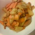 小くん's cooksnap of when they made 人参とジャガイモとベーコンの炒め物.