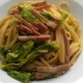 sato04's cooksnap of when they made キャベツとベーコンの和風パスタ♪.