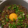 えみち1101's cooksnap of when they made 肉そぼろとネギのネバネバスタミナ丼.