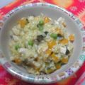 七色ワクチン's cooksnap of when they made ☆鶏肉とかぼちゃのリゾット☆.