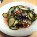 メーガス's cooksnap of when they made 故郷の味☆きゅうりとみょうがの酢の物.