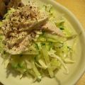 Lila's cooksnap of when they made ササミのごまマヨペッパーサラダ.