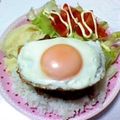 ゆうあっとにぱ's cooksnap of when they made ♡ハワイアン♡ロコモコプレート♡.