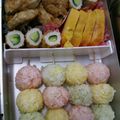 □Rママちゃん□'s cooksnap of when they made ３色団子おにぎりキャラ弁･お花見にかわ.