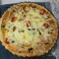 梨・樹's cooksnap of when they made ほうれん草とベーコン、きのこのキッシュ☆.