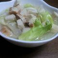 annko0807's cooksnap of when they made レタスとぷるぷるお肉の、コンソメスープ.