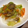 tatsumisa3's cooksnap of when they made 簡単すぎっ！春キャベツの甘辛ひき肉丼.