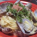 tabby1985's cooksnap of when they made あさりの和風明太パスタ.