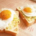 ★★hana★★'s cooksnap of when they made 簡単♪キャべたまトースト.