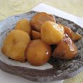 春茶丸's cooksnap of when they made おばあちゃんの味「里いもと団子の煮物」.
