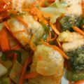ごはんが好き's cooksnap of when they made 秋鮭の野菜たっぷり青じそドレあんかけ.
