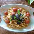クレイプメートル's cooksnap of when they made 所要時間10分！ツナとトマトの和風パスタ.