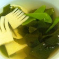 りょうりっこ☆'s cooksnap of when they made 筍とわかめのスープ.