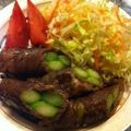 うさり〜にょ's cooksnap of when they made あっという間の簡単♪牛肉巻き.