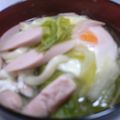 翔仁LOVE's cooksnap of when they made 朝食に♪レタスとハムであったか洋風うどん.