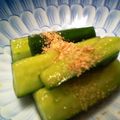 maruru-nn's cooksnap of when they made きゅうりのぽん酢で浅漬け.