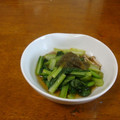 あーころもち's cooksnap of when they made 小松菜とエノキの煮物とろろ梅あん.