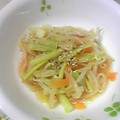 ゆーじーんらいだー's cooksnap of when they made 簡単☆もやしとニンジンのナムル風.