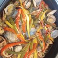 ツィンズママ17's cooksnap of when they made ダッチオーブンで作るパエリア.