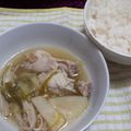 vvSIKAvv's cooksnap of when they made 鶏手羽元と大根のスープ.