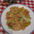 ぽにえ's cooksnap of when they made 新玉ねぎとふきの卵とじ.