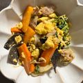 すずなあきみ's cooksnap of when they made 【再現】餃子の王将 肉と玉子のいりつけ.