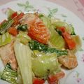 きよぴぃー's cooksnap of when they made ＊チンゲンサイたっぷり鮭マヨ＊.