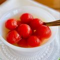 マルんちの丸顔's cooksnap of when they made 🍅トマトのシロップ漬け.