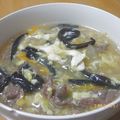 ぷちたく's cooksnap of when they made やわらか牛肉＆ふわふわ卵の中華スープ.
