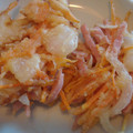 K＆Nママ's cooksnap of when they made 魚肉ソーセージと人参のかきあげ.
