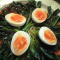 ﾅｼｴﾓﾝ's cooksnap of when they made ゆで卵とほうれん草のあんかけ.