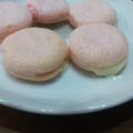 みんと３１０'s cooksnap of when they made 絶対できる＊マカロン＊ココアと抹茶.