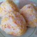 れいか☆☆☆'s cooksnap of when they made 優しいお味の★鮭と卵のおにぎり★.