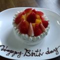 あかちゃんねこ's cooksnap of when they made 一歳のお誕生日ケーキ☆.