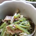 あかちゃんねこ's cooksnap of when they made 今が旬(青森）山菜ミズの炒め物.