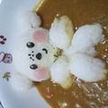みんなのあねご's cooksnap of when they made キャラ弁*水族館♪ラッコさんのお弁当.