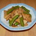 piro55's cooksnap of when they made たけのことスナップえんどうの中華炒め.